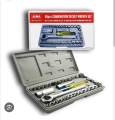 Comprehensive 40-Piece Socket Tool Set Featuring Precision Ratchet Wrenches, Versatile Spanners, and a Durable Carry Case for Home Mechanics and Professionals. 