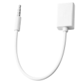 3.5mm Male AUX Audio Plug Jack To USB 2.0 Female Converter Cable. 