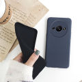 Biruiqu For Xiaomi Redmi A3 Shockproof Anti Slip Soft TPU Sandstone Matte Back Case Cover. 