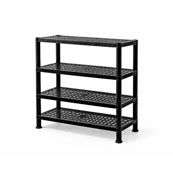 Plastic%204%20Tier%20Shoe%20Rack%20%7C%20Multipurpose%20Shoe%20Organizer%20Stand%20%7C%20Durable%20Space%20Saving%20Storage%20-%20Image%204