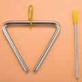 Music Triangle Instrument Set,with 3 Pack Triangle 4 Inch. 