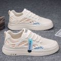 2023Summer New Men's Breathable Mesh Panel Shoes Popular Men's Shoes Trendy Men's Daily Casual Shoes for Students. 
