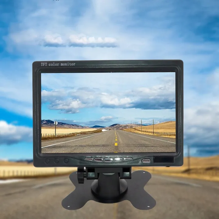 Mini%20TV%207%20Inch%20HD%20Monitor%20800X480%20Portable%20Car%20LCD%20Screens%20on%20DVD/CMMB%20Two%20Input%20for%20Passenger%20Cars%20Trucks%20-%20Image%203