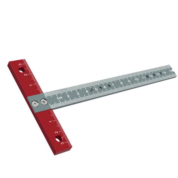High Accuracy Aluminum Alloy T Square Ruler Anodized Finish Imperial ...