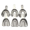 Dental Impression Trays 10pcs Set Perforated. 