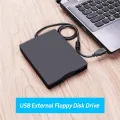 USB External Floppy Disk Drive Portable 3.5 inch Floppy Disk Drive USB Interface Plug and Play Low Noise for PC Laptop Black. 