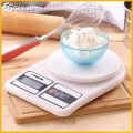 NOVA KS 1329 Plastic Electronic Digital Kitchen Weighing Scale, 10 Kg (White) FREE BATTERY INCLUDED SJ-EL. 