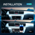 Fullhaodd Car Radio Bluetooth Single Din Car Stereo, 1 Din Car Audio with Phone Holder, Support FM/MP3/AUX/USB/TF Card. 