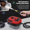 2500W Portable Handheld Steam Cleaner High Temperature Pressurized Steam Cleaning Machine with Brush Heads for Kitchen Furniture Bathroom Car. 