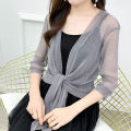 Jacket Cardigan Anti-UV Elegant Fashion Outdoor Thin Sunscreen Thin Jacket. 