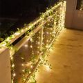 lights for decoration Flower Green Leaf String Lights Artificial Vine Fairy Lights Battery Powered Christmas Tree Garland Light for Weeding Home Decor. 