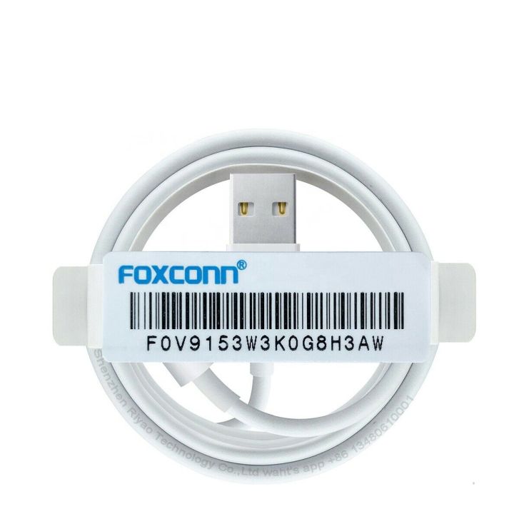 Apple%20iphone%20Cable%20Foxconn%20iphone%20USB%20Data%20Cable%20-%201m%20USB%20to%20Lightning%20Wired%20Cable%20-%20Image%202