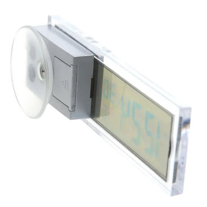 【The Timber Loft】Mini 2 in 1 LCD Digital Auto Car Truck Clock ...