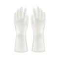 Waterproof Rubber Gloves Latex Dishwashing Gloves Kitchen Durable Cleaning Housework Chores Dishwashing Tools. 