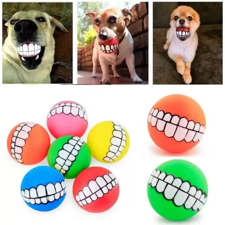 Pet%20Dog%20Squeaky%20Ball%20Play%20Toy%20Funny%20Smile%20Teeth%20Face%20Design%20Dog%20Toys%20for%20Small%20Medium%20Large%20Cleaning%20Tooth%20Dogs%20Cat%20Puppy%20Outdoor%20Balls%20Fetching%20Training%20Molar%20Bite%20Chew%20Squeak%20Sound%20Interactive%20Silicon%20Rubber%20PVC%20Tool%20Supplies%20-%20Image%202