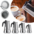 Compact Coffee Pot Efficient Sleek Design Heat-Resistant Moka Coffee Maker Large Capacity Stove Top Coffee Maker for. 