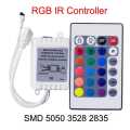 RGB LED controller DC 12V 24 key IR remote control 12v For led Strip 2835 3528 5050 With Box Receiver. 