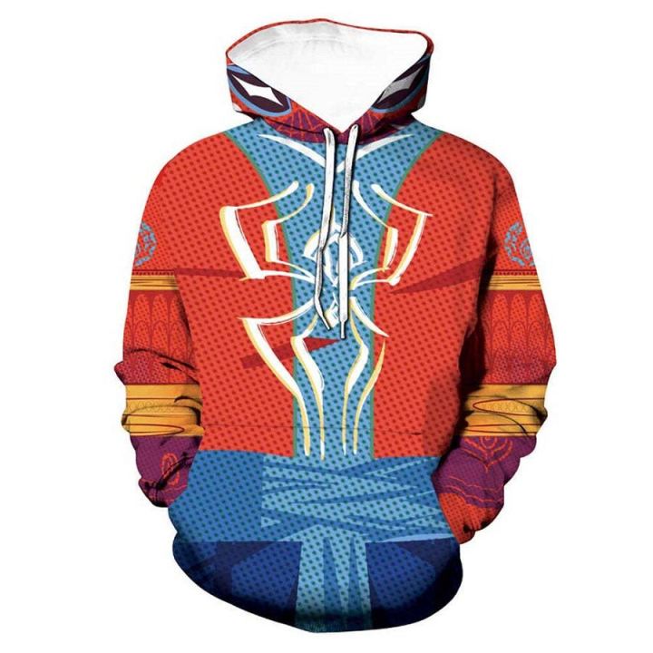 Spider-Man%202099%20Miguel%20O'Hara%20Across%20Hoodie%20Gwen%20Spider%20Miles%20Morales%20Jacket%20Men's%20Casual%20Pullover%20Sweater%20Sweatshirts%20Superhero%20Costume%20-%20Image%207