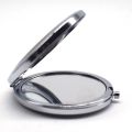 Portable Foldable Pocket Metal Makeup Compact Mirror Woman Cosmetic Mini Beauty Normal Magnifying Mirror Double Sides Mirrors. 