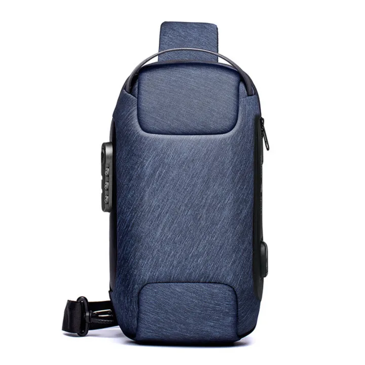 Men's%20Anti-theft%20Crossbody%20Bag%20Sling%20Backpack%20Oxford%20cloth%20Waterproof%20USB%20Port%20-%20Image%203