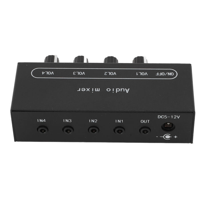Stereo%20Line%20Mixer%20Super%20Low%20Noise%20Line%20Mixer%204%20Channel%20DC5-12V%20for%20Microphone%20-%20Image%203