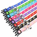 Personalized Cute Cat Collar Name Tag Custom Nameplate Safety Breakaway Star Moon Bowknot Cat Collar Bell Necklace. 