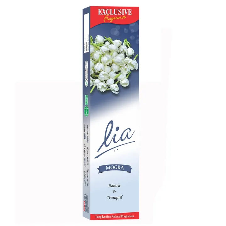 Lia Incense Sticks - Mogra - 12 Pack/Dozen