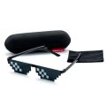 Thug Life Sunglasses 8 Bit Pixel Eyeglasses Deal With It Funny Glasses Men With Box And Cloth. 