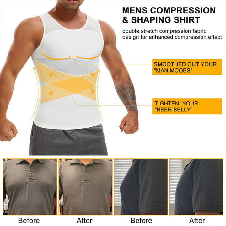 Compression%20Shirt%20for%20Men%20Slimming%20Undershirt%20Body%20Shaper%20Tank%20Top%20Gynomastica%20Sleeveless%20Shapewear%20Vest%20Mesh%20Cross%20Suit%203XL%20-%20Image%204