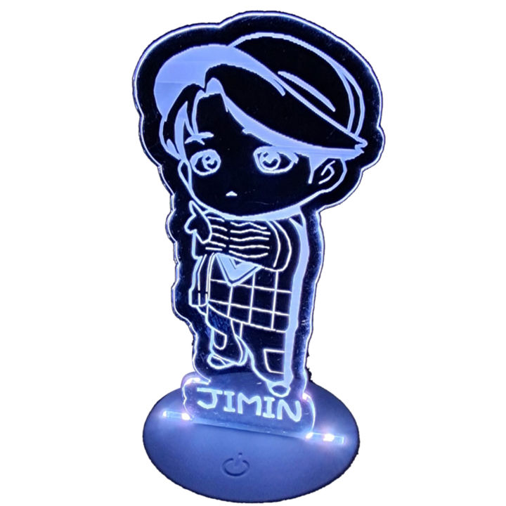 BTS%20figure%20shape%20acrylic%20stand%20flashing%203D%20seven-color%20night%20light%20glow%20stick%20-%20Image%205