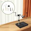 Fly Tying Set Adjustable 360 Degree Rotary Scissors Bobbin Thread Holder Flies Making Tool for Fly. 