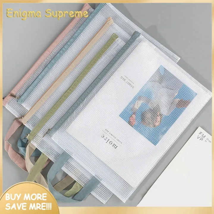 Enigma-%20Portable%20Document%20Holder%20Waterproof%20Transparent%20File%20Holder%20Zipper%20Bag%20with%20Handle%20Large%20Capacity%20Document%20Storage%20for%20Office%20Supplies%20Pvc%20Material%20Buyers'%20Choice%20-%20Image%204