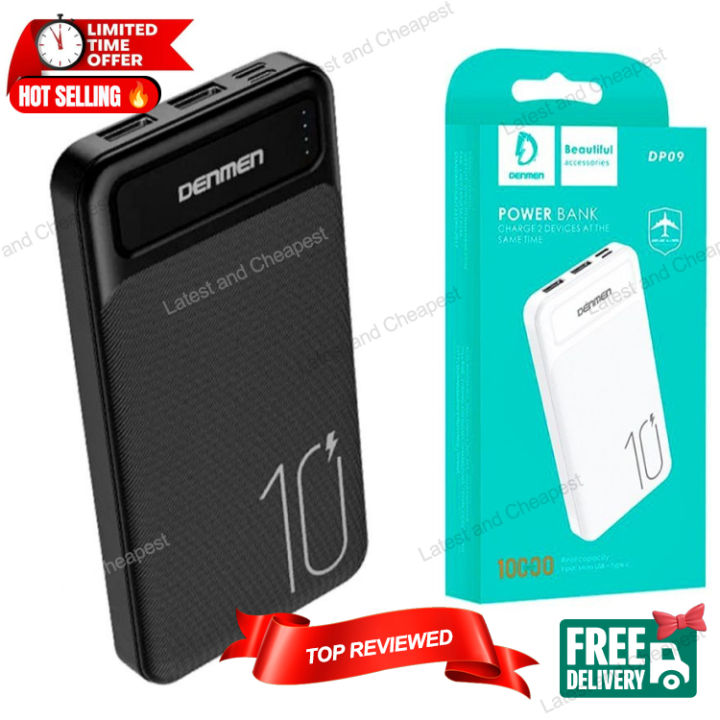 Denmen DP09 10000mAh Power Bank + Free Shipping
