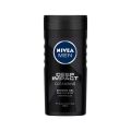 Nivea Men Body Wash, Deep Impact, 3 In 1 Shower Gel For Body, Face & Hair, With Microfine Clay, 250ml. 