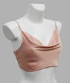 TOFO Women’s Satin Cowl Neck Cami Top. 