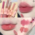 1pcs Double Head Waterproof Lip Gloss Matte Velvet Lipgloss Long Lasting Lips Glaze Red Tint Liquid Lipstick Korean Makeup. 