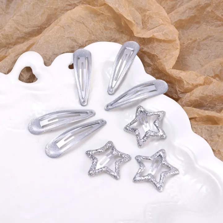 Korean%20Style%20Fashion%20Waterdrop%20Sequin%20Star%20Shape%20Metal%20%20Color%20Hair%20Clips%20Women%20Girls%20Minimalist%20Y2k%20Side%20Bangs%20BB%20Snap%20Hair%20Pins%20Hair%20Accessories%20-%20Image%206