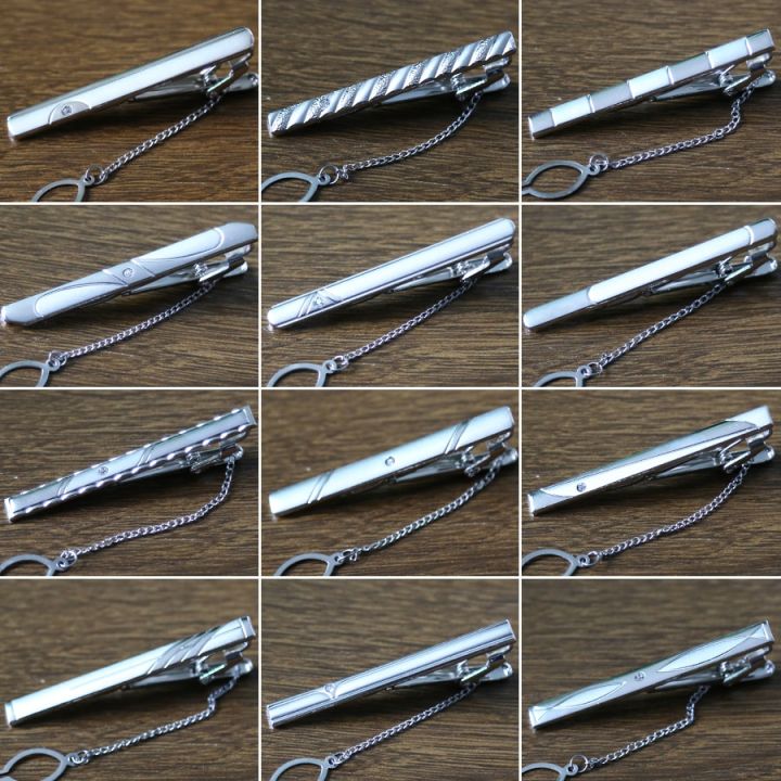 New Tie Clip Fashion Style Necktie Men Metal Simple Bar Clasp Practical Bowtie Clasp Tie Pin for Mens Gift Accessories