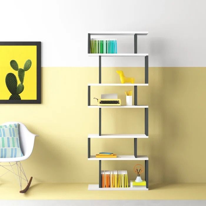 New Modern Bookcase High Quality Mahogany Wood WaterProof Long Durable