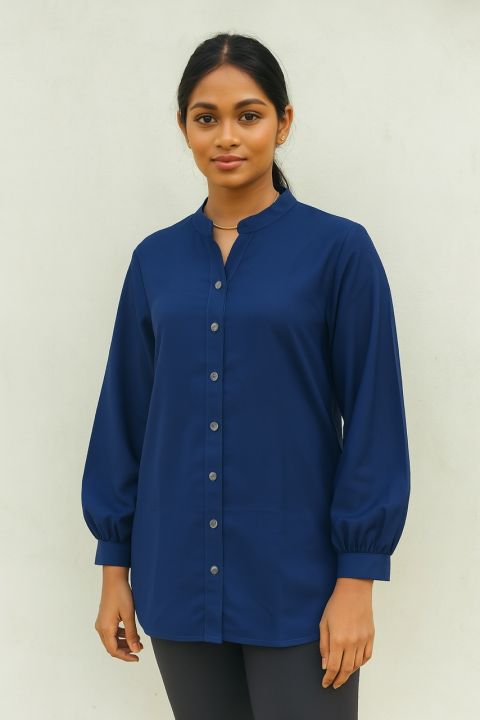 Women%E2%80%99s%20Blue%20Long%20Sleeve%20Blouse%20%E2%80%93%20Casual%20Stylish%20Top%20for%20Girls%20%E2%80%93%20Elegant%20Office%20Wear%20for%20Ladies%20-%20Image%203