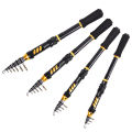 Ultralight Telescopic Fishing Rod With Cnc Reel Seat Carbon Fiber Fishing Pole For Bass Salmon Trout Fishing. 