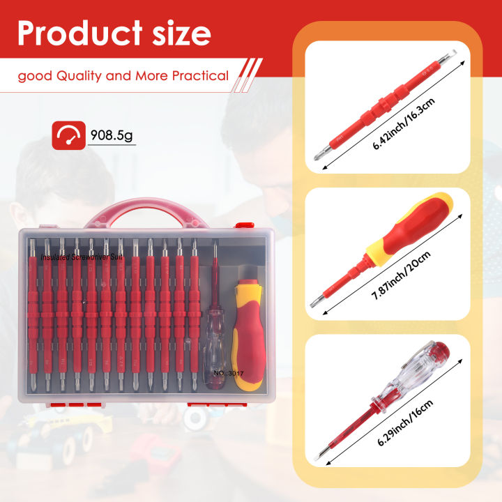 26-Piece%201000V%20Professional%20Electrical%20Screw%20Driver%20Set%20Tools%20Part%20for%20Man%20with%20Case%20-%20Image%207