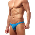 Yfashion Men  Solid Color Underwear -shaped Ice Silk Underwear Pants. 