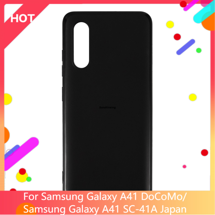 For Samsung GPU Back Cover Galaxy A41 SC-41A Japanese Case Matte Soft Silicone Talaxy A41 DoCoMo Phone Case Ultra-Thin Impact