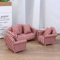 1:12 Dollhouse miniature sofa set furniture model doll house living room decor. 