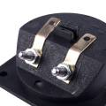 Kqueebee Square Shape Double Binding Post Type Speaker Box Terminal Cup Black. 