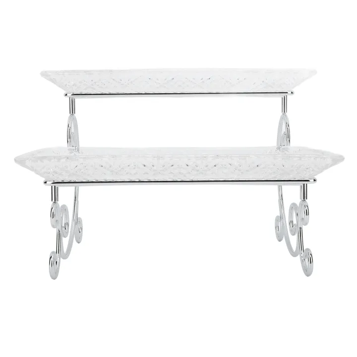 2%20Tiered%20Glass%20Buffet%20Serving%20Tray%20Exquisite%20Glass%20Buffet%20Serving%20Tray%20Multifunctional%20for%20Dishes%20for%20Party%20-%20Image%208