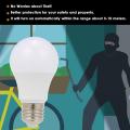 Migeet 9W E26/E27 LEDs Light Bulb with Motion Sensor Intelligent Human Body Induction Lamp Energy Saving Smart Light for Front Door Stairs Hallway Garage Garden. 