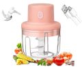 Intelligent Electric Garlic Chopper USB Machine 250 ML Wireless Food Processor Machine for Kitchen Mini Electric Multifunctional Chopper Hand Mixer & Blender Machine. 