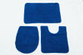 3 Piece Bathroom Rug/Mat Set in Many Colours. 